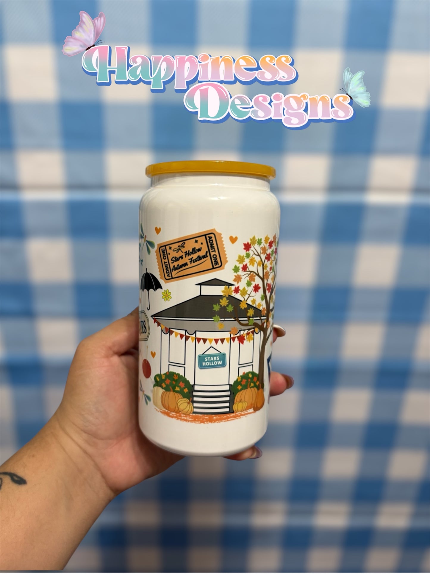 GG’s Orange Stainless Steel Cup