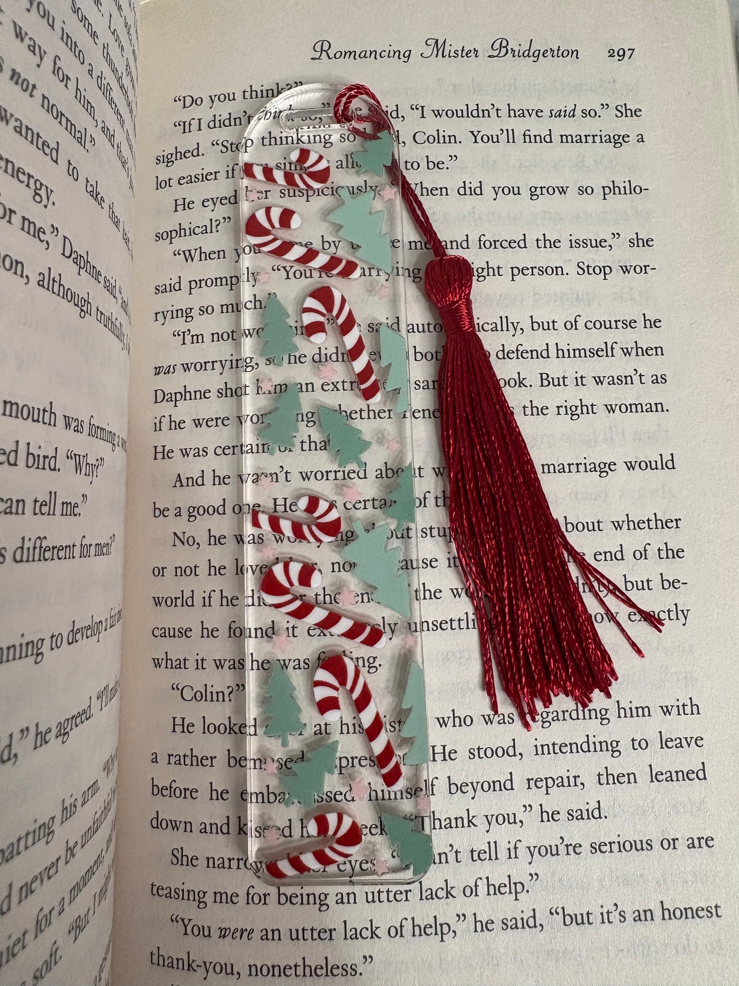 Candy Canes Bookmark