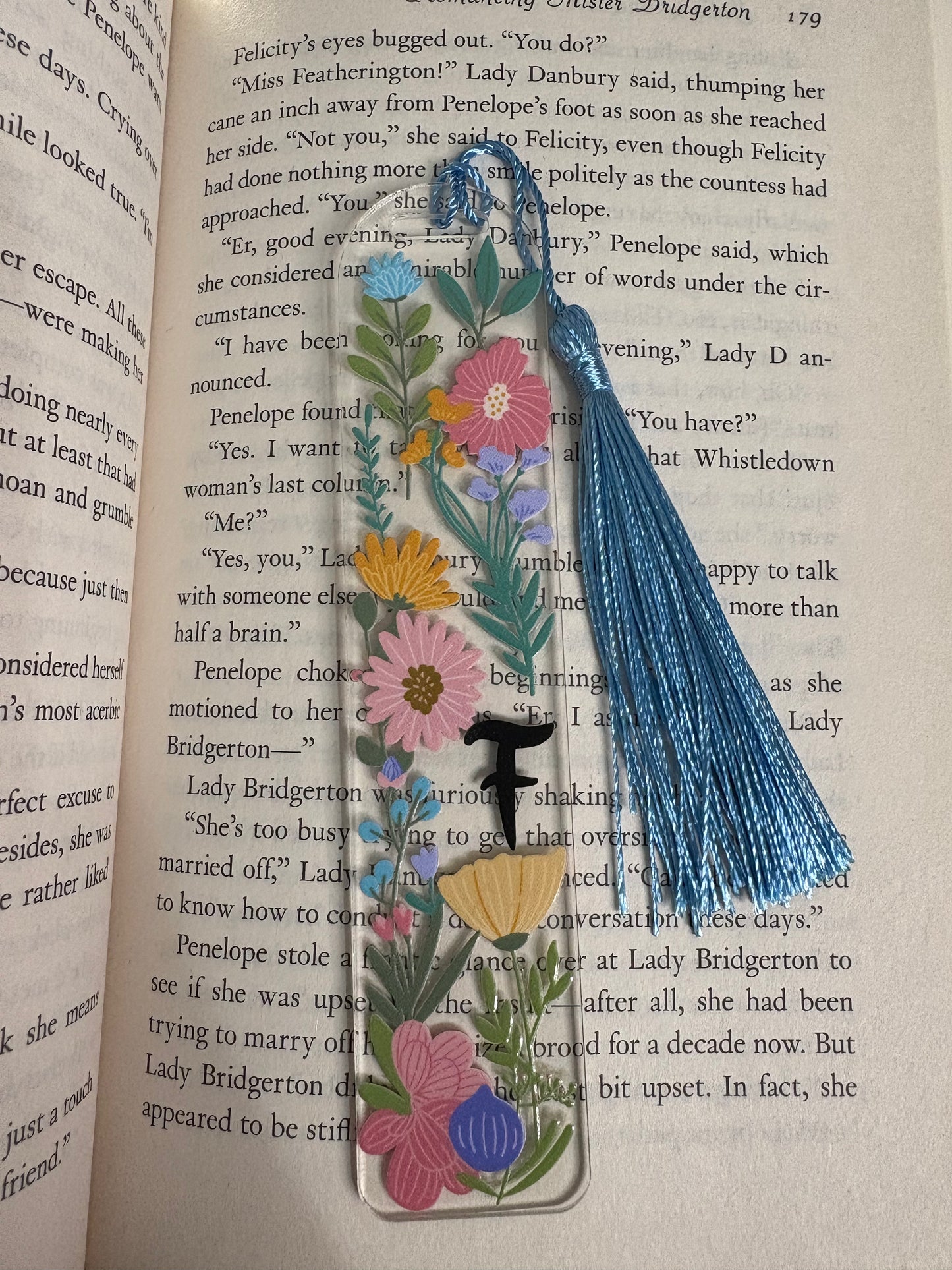 Custom Floral Acrylic Bookmarks