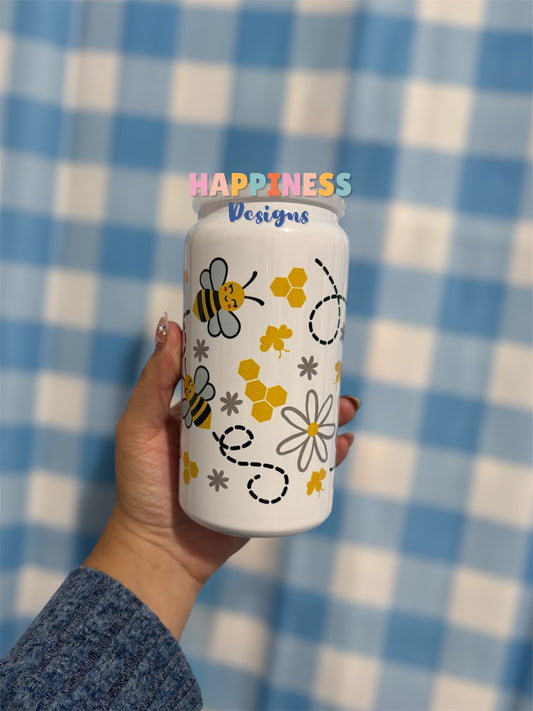 Cute Bees Stainless Steel Cup